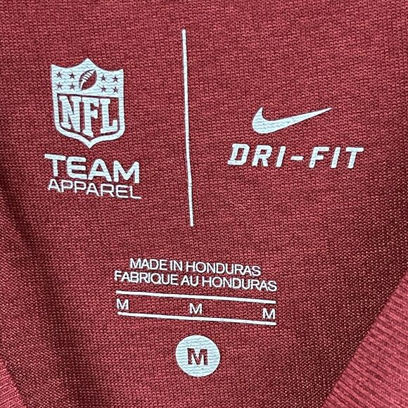 Nike NFL Arizona Cardinals Football Shirt Mens Medium Red Dri Fit Team Apparel - Picture 2 of 12